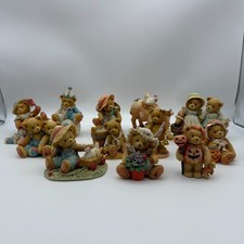 Lot Of 12 Hamilton Cherished Teddies Figurines with Boxes and Paperwork