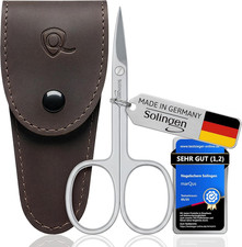 Solingen Nail Scissors Curved Blade Precision German Steel for Fingernails T