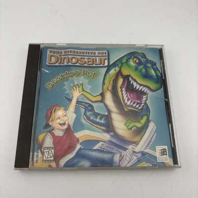 Vintage Dinosaur Desktop Pet PC CD-ROM Interactive Pet Windows 95 Game