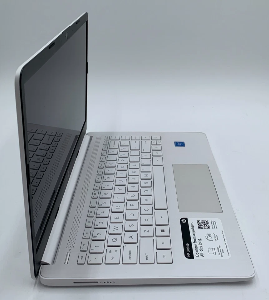 Laptop HP 14-dq0080nr 14" intel Celeron 1.1GHz 60GB SSD 8GB DDR4 Blanca Excelente Foto 4 de 4