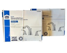 Lot of 2 Project Source Dover Chrome Widespread Bathroom Faucet 1233223