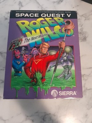 Sierra Space Quest V Roger Wilco Next Mutation PC 1993 Big Box