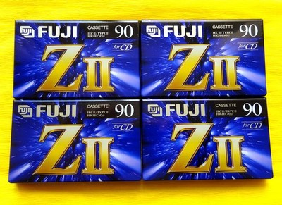 4x FUJI Z II 90 Cassette Tapes 1995-1997 + OVP + High End Masterchrome + Japan +