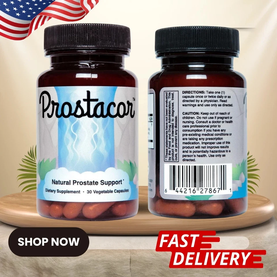 Nutreance Prostacor Suplemento Natural de Apoyo a la Próstata Vegano No OGM 60 Cápsulas Foto 2 de 2