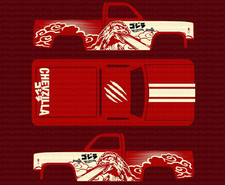 '83 CHEVY SILVERADO Custom WaterSlide Decal for hot wheels 1/64