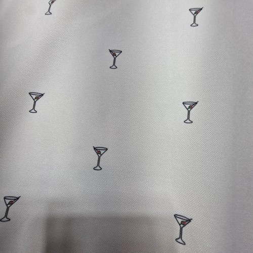 Bonobos White Martini Glass Performance Slim Fit Polo Shirt - Picture 3 of 8