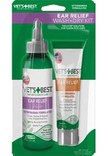 VETS BEST Ear Relief Wash Dry Kit