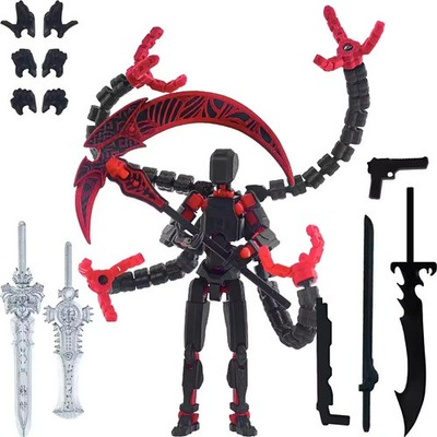 3D Printed T13 Multi-Jointed Movable Robot Action Figure for Game Lovers