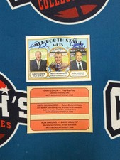 Keith Hernandez, Gary Cohen & Ron Darling Autographed Custom Trading Card (GTP)