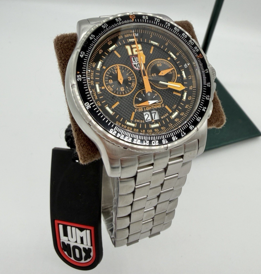 Luminox F-35 Lightning II Fighter Steel Chronograph Watch XA