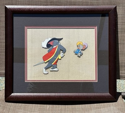 1954 MGM Tom & Jerry production cels  Tom & Tuffy from Touché, Pussy Cat  scarce
