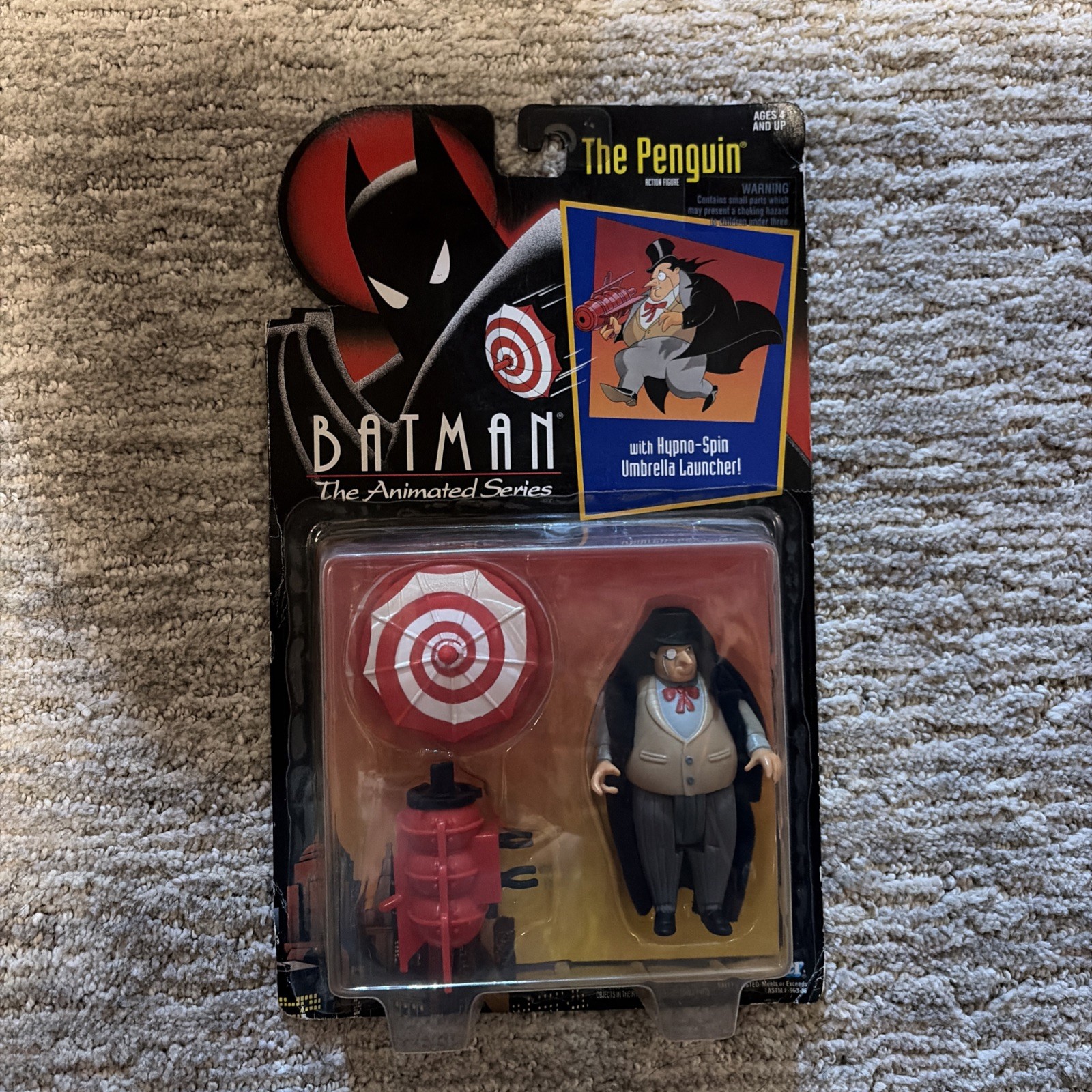 1992 Batman: The Animated Series The Penguin Kenner Factory Sealed