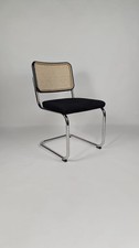 Original Thonet S32 SPV Cantilever Bauhaus Chair Vienna Weave Chrome