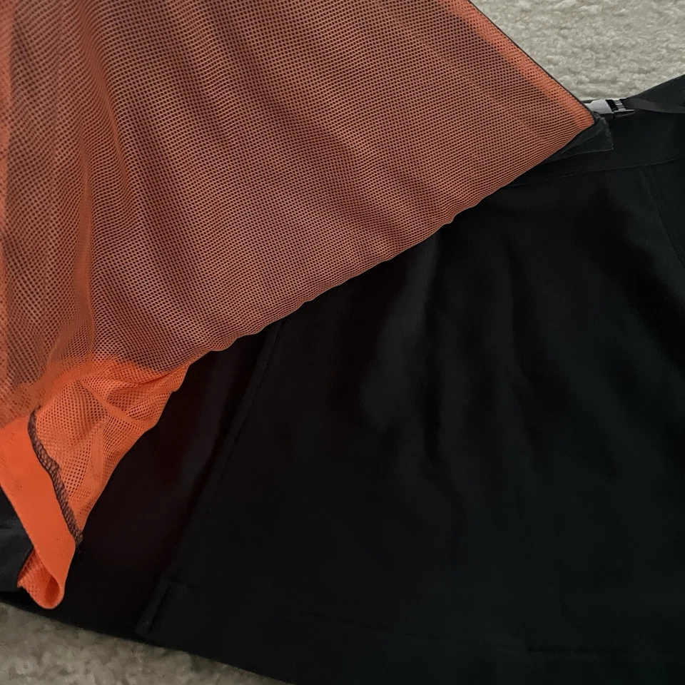 Adidas Falda Envolvente Cinturón Niñas Negro/Naranja Activo Juvenil Grande Deportes Foto 3 de 4