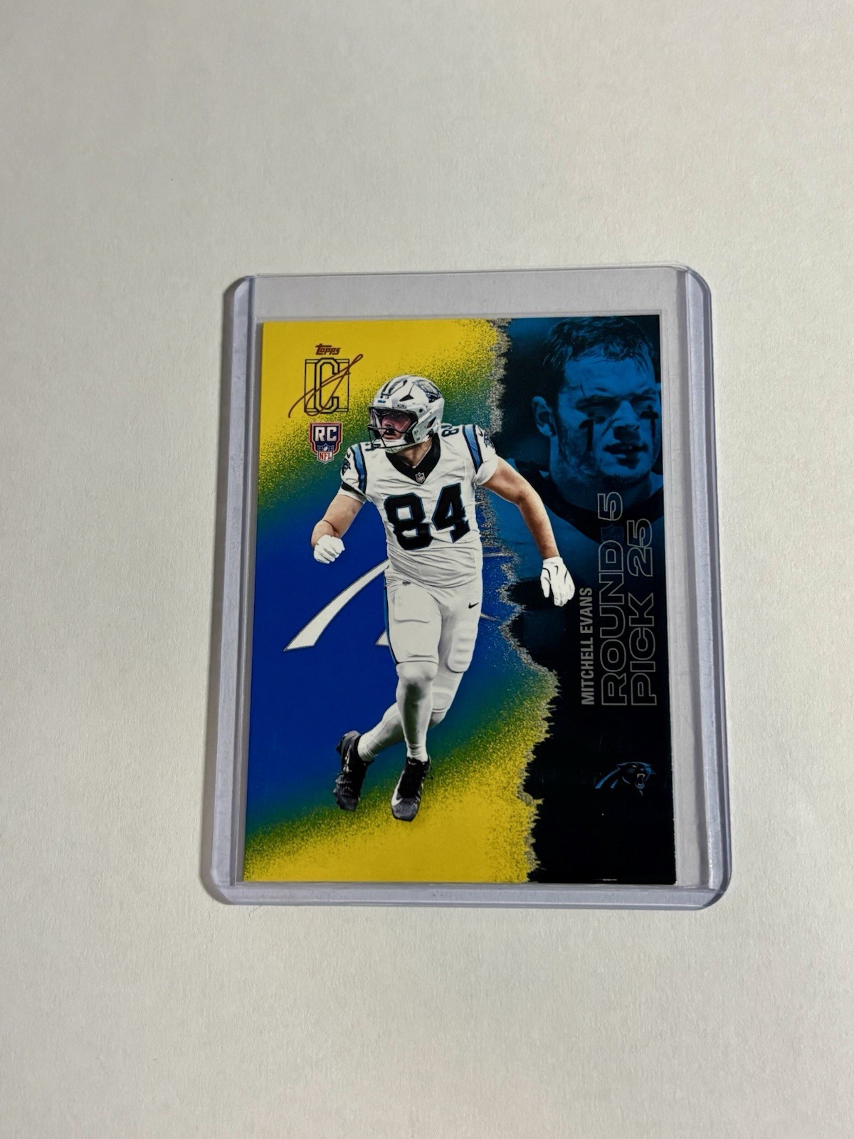 2025 Topps Signature Class Mitchell Evans Blue & Yellow Rookie #192