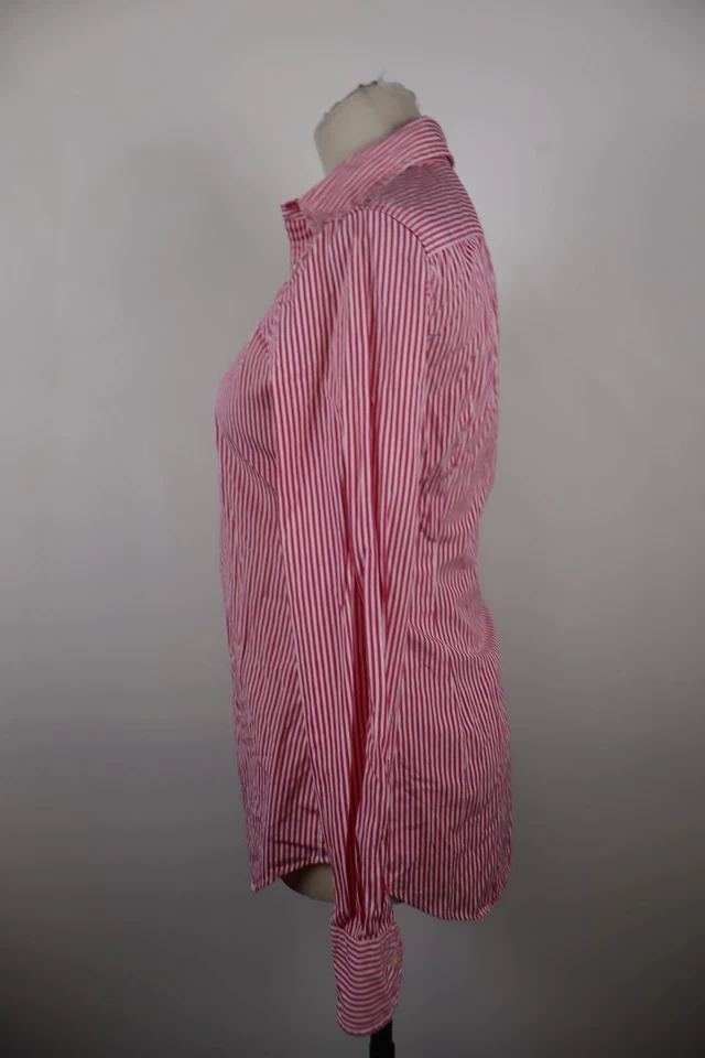 POLO RALPH LAUREN CAMICIA DONNA 4 WOMAN SHIRT CASUAL VINTAGE COTONE COTTON LOGO - Immagine 4 di 4