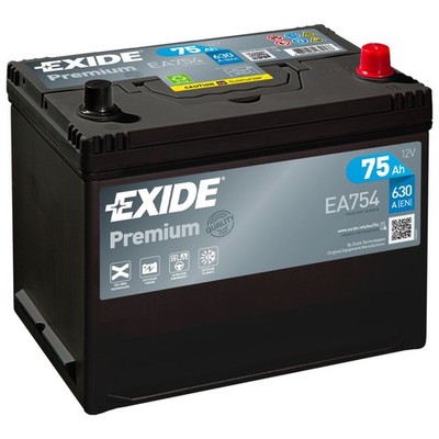 Exide EA754 Premium 75Ah Autobatterie 12V B1 Batterie Starterbatterie EA 754 KFZ