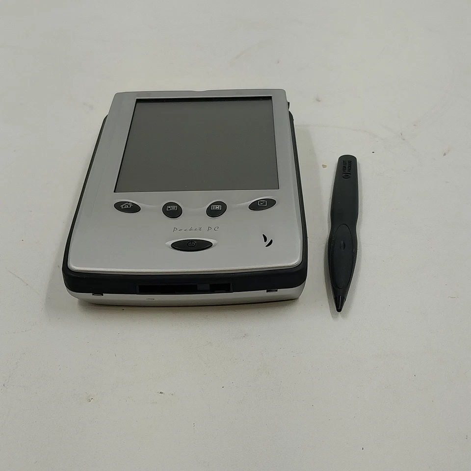 HP Jornada 540 Series Silver Pocket PC PDA Electronic Handheld w Stylus Untested - Image 3 of 4