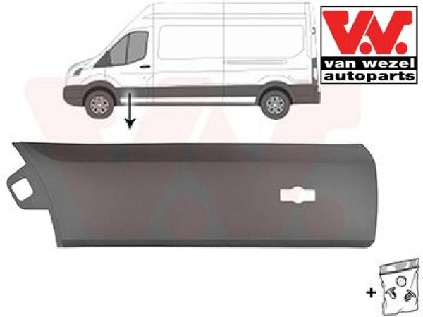 VAN Wezel 1991423 Zier-/Schutzleiste FüR TüR FüR Ford FüR Streetscooter-image
