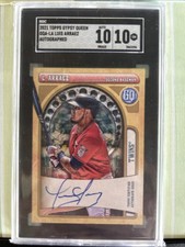 🔥💎2021 Topps Gypsy Queen LUIS ARRAEZ Auto SGC 10/10 👑 *ON CARD AUTO