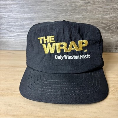 VINTAGE Winston Hat Cap Snap Back Advertising Promo Embroidered Mens 90s