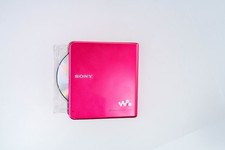 Sony MZ-E630 MD Minidisc Walkman Magenta RED  26806  DEMO / PLAYS 
