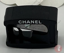 Chanel Black Plastic Makeup Pencil Sharpener made in Germany 100% Authentic
