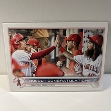 2022 Topps Dugout Congratulations Shohei Ohtani Angels #416