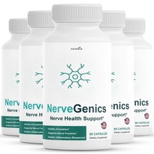  5 Pack NerveGenics Pills, NerveGenics Advanced Formula Pills for Nerve Health
