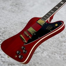 Firebird Electric Guitar Transparent Red Color ABR-1 Bridge Golden Hardware