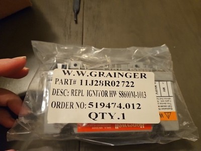 W.W. Granger Part 11J28R02722 Replacement Ignitor HW S8700M-1013
