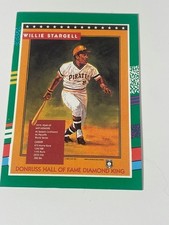 1990 Donruss HOF Diamond Kings Willie Stargell , by Perz-Steele # 702, NM