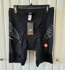 NEW Bike Shorts Cycling Souke Sports  Men's XL Reflective Padded Bike  Black 