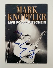 Mark Knopfler firmato/autografo  