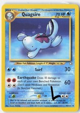 Quagsire 45/111 Uncommon Neo Genesis Pokemon Unlimited Lightly Played on eBay