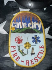 Cave City KY Fire-Rescue police patch - 3" x 4".  ( H )