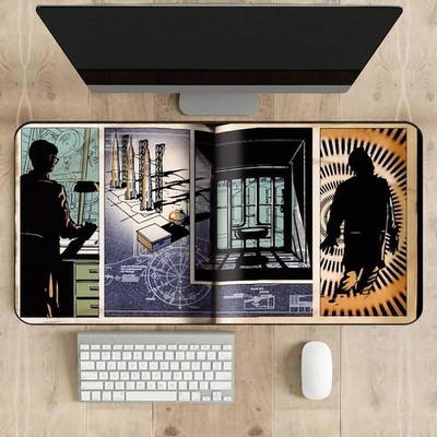 Zombies Black Ops-Inspired Loading Screens Moon Desk Mat Mouse Pad Ascension