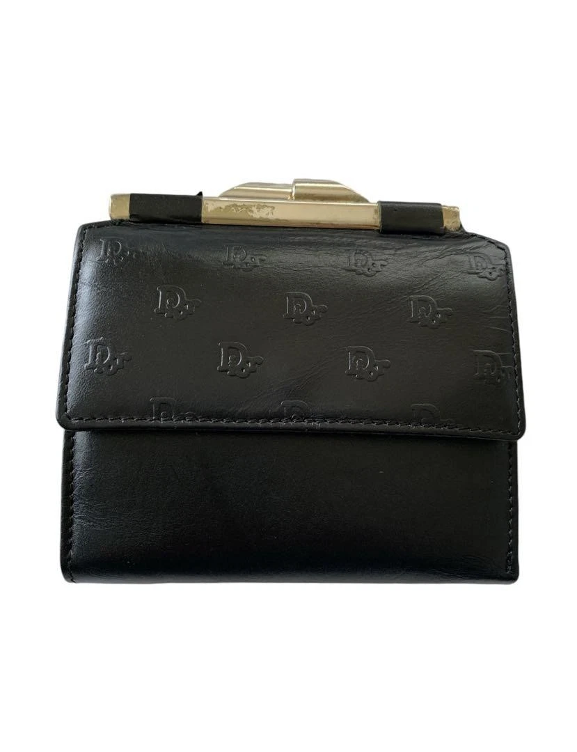 Gamaguchi Christian Dior motif trotteur noir