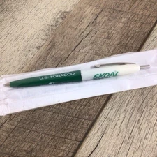 Vintage SKOAL Bandit Burt & Hal's Writing Pen Advertising