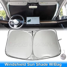 Car Sun Visor Shade Cover Windshield Sunshade Sun UV Block Protector Titanium