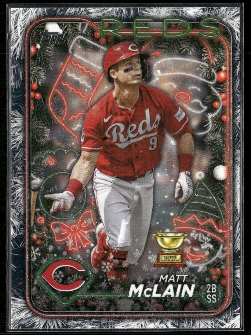 2024 Topps Holiday #H185 Matt McLain Holiday Tree | eBay
