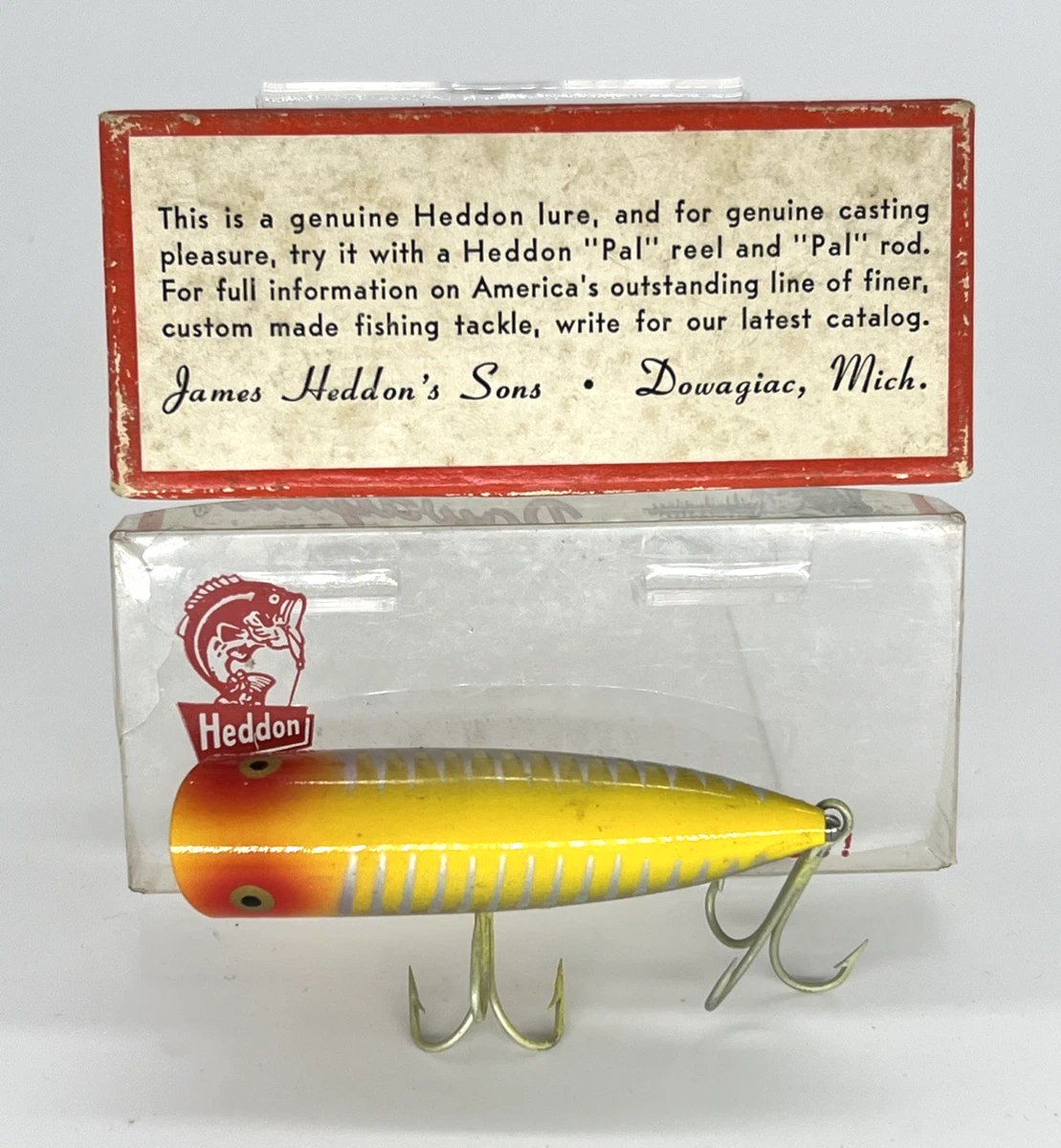 Heddon Vintage Topwater Fishing Lures for sale | eBay