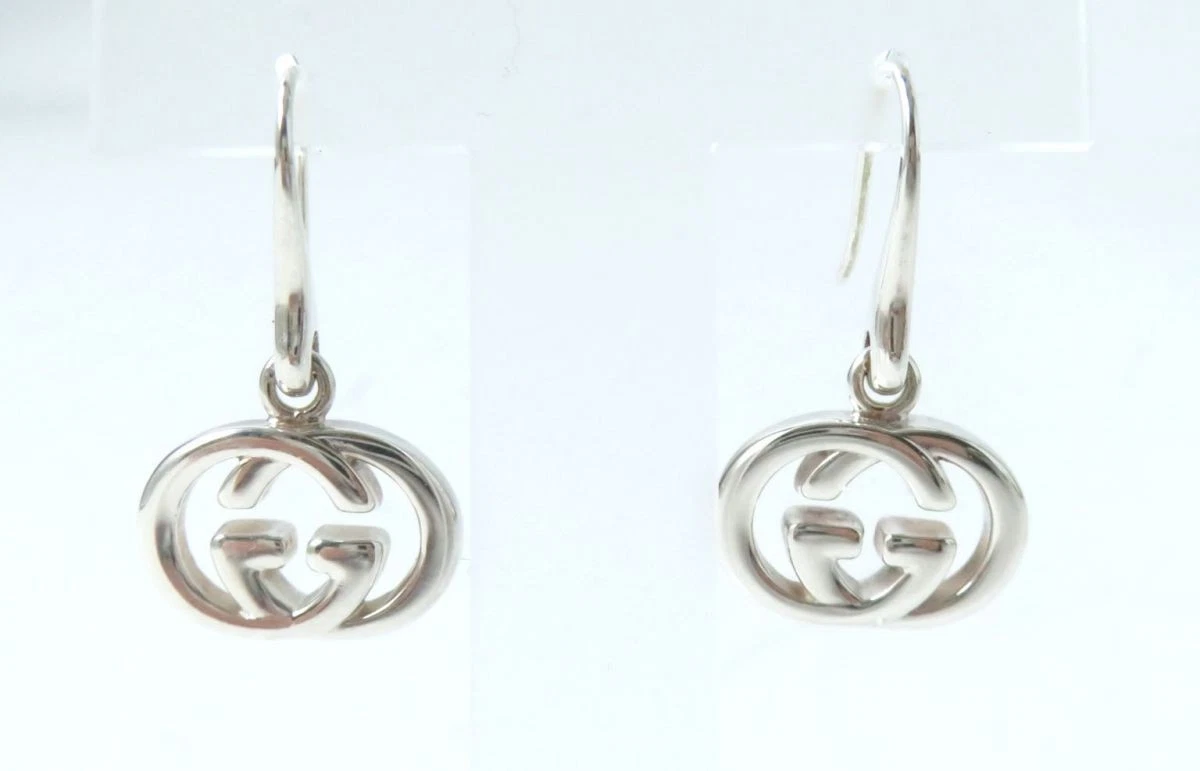 Gucci 223321 Boucles d'oreilles/accessoires imbriqués G Ag925 poids femme 7,9 GwD31