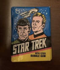 1976 Topps Star Trek Original Wax Pack Raw Captain Kirk Spock Shatner Nimoy