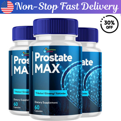 Prostate Max Formula Supplement Natural Vitamin for Health & Wellness 60 3 pack