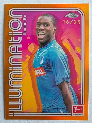 Demba Ba 2025-26 Topps Chrome Bundeliga Illumination Legend #ILU-16 /25