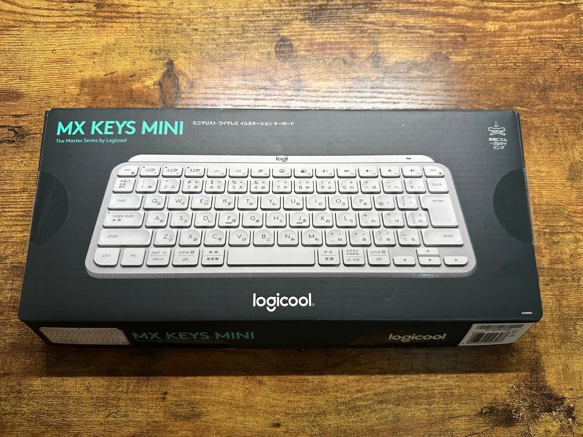 Logitech MX Keys Mini for Mac Wireless Keyboard Pale Gray JIS