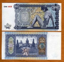 Bohemia, 100 Korun, Private Issue Essay, 2019, Limited Issue, Allegory UNC