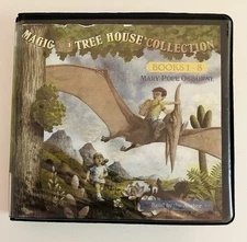 Magic Tree House Books 1-8 Audiobook Mary Pope Osborne 5 CDs Dinosaurs