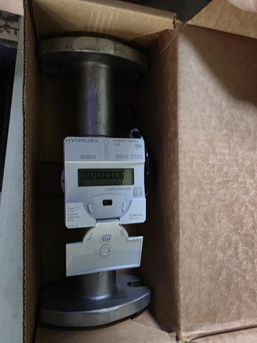 3120132 DIEHL Metering, Type 173, Hydrus Water Meter 1 1/2" Used For 20 Gallons